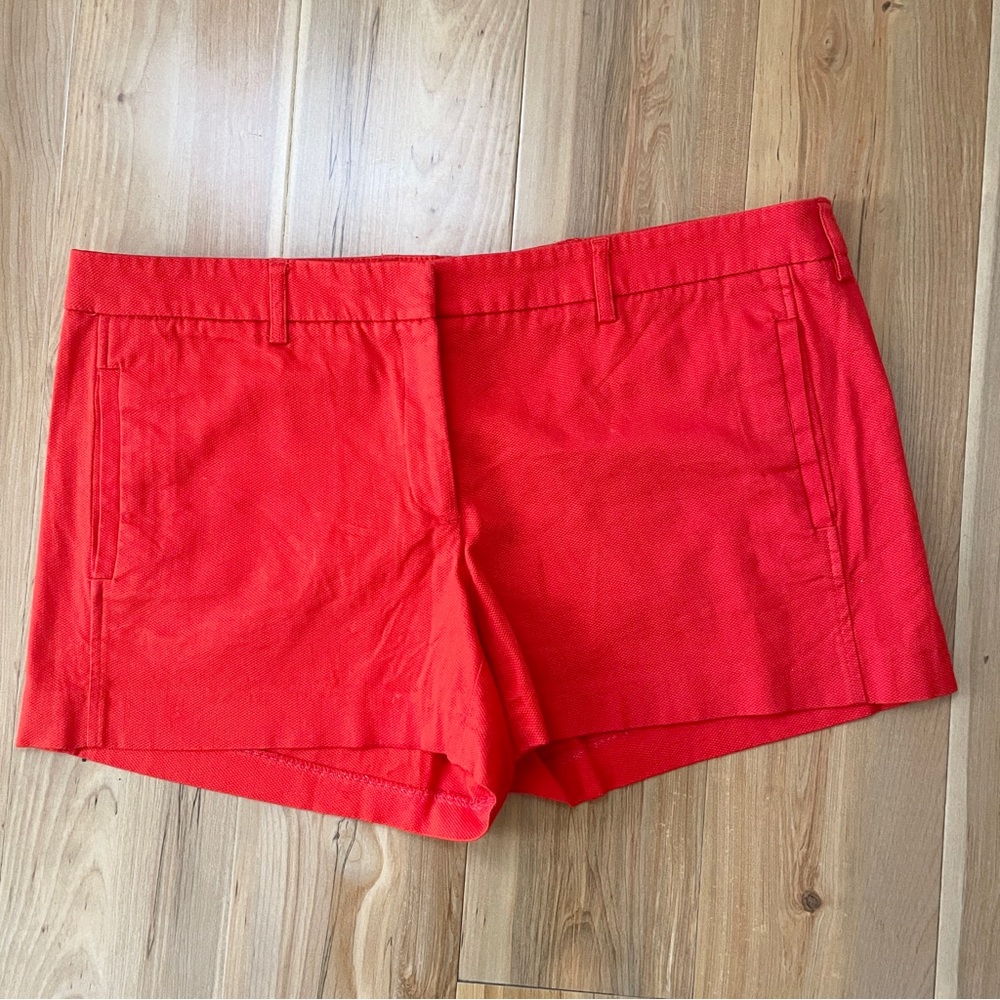 Dalia Collection modern fit burnt orange shorts